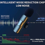 K8-K9 Type-c Wireless Lavalier Microphone