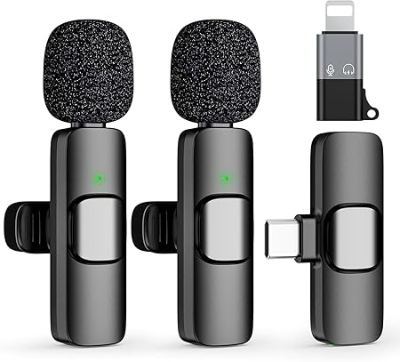 K8-K9 Type-c Wireless Lavalier Microphone