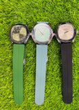 Smexy Forest Green Slim Universe Point Watch