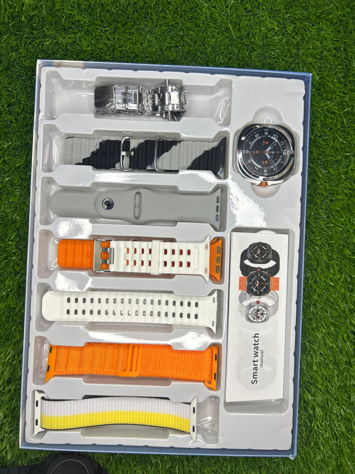 Galaxy Watch Ultra 2 Smart Watch With 7 IN 1 Strap