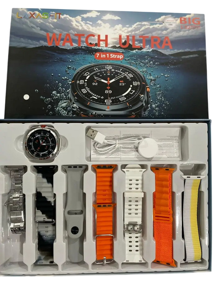 Galaxy Watch Ultra 2 Smart Watch With 7 IN 1 Strap
