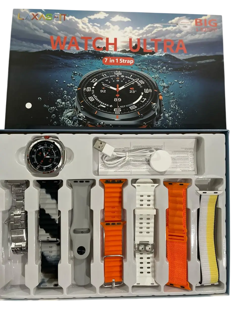 Galaxy Watch Ultra 2 Smart Watch With 7 IN 1 Strap