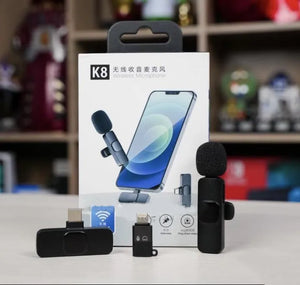 K8-K9 Type-c Wireless Lavalier Microphone