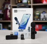 K8-K9 Type-c Wireless Lavalier Microphone